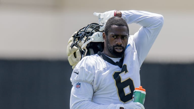 New Orleans Saints Marcus Maye returns to help the youth