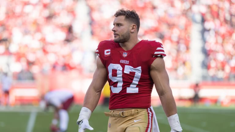 49ers unveil 53-man roster while Nick Bosa extends holdout