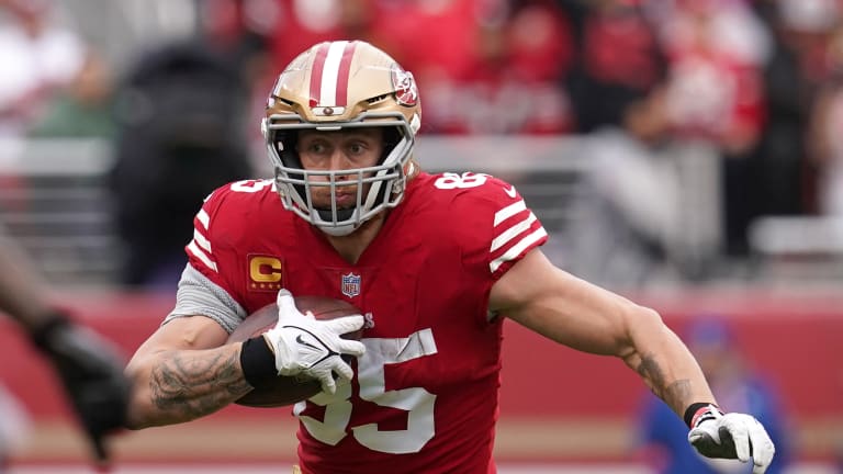 After not practicing, 49ers' George Kittle thinks he could play Sunday