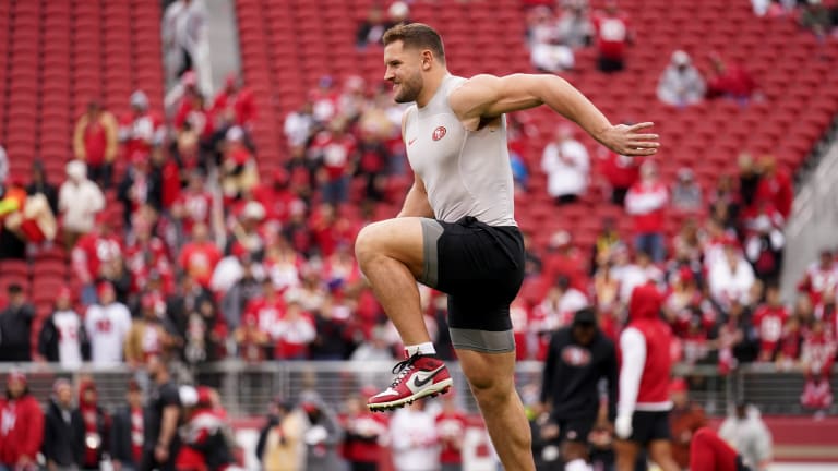 49ers' Nick Bosa is good to go, but it's wait and see on George