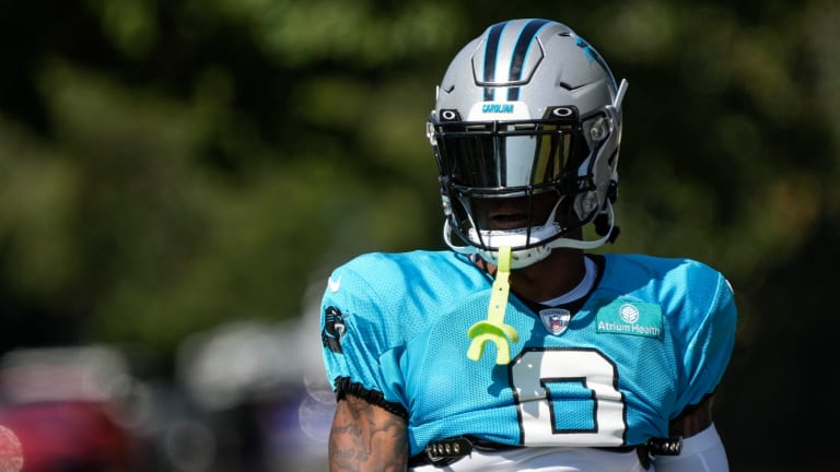 Carolina Panthers CB Jaycee Horn suffers hamstring injury vs. Atlanta  Falcons - A to Z Sports