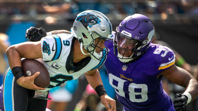 Vikings defense steps up for season's first win