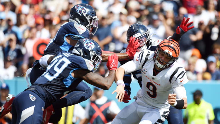 Bengals QB Joe Burrow's quick passing game key against Titans