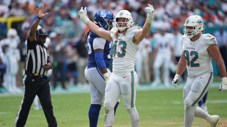 Dolphins' Jaelan Phillips, Andrew Van Ginkel stepping up on edge