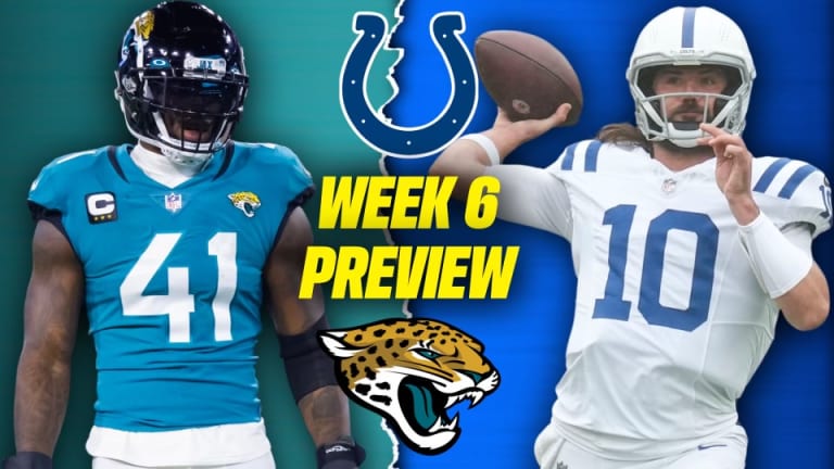 Colts-Jaguars Week 1 Preview: What to watch for from Anthony