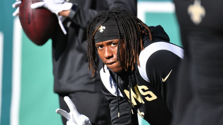 Saints' Chris Olave and Rashid Shaheed leave game vs. Falcons with injuries