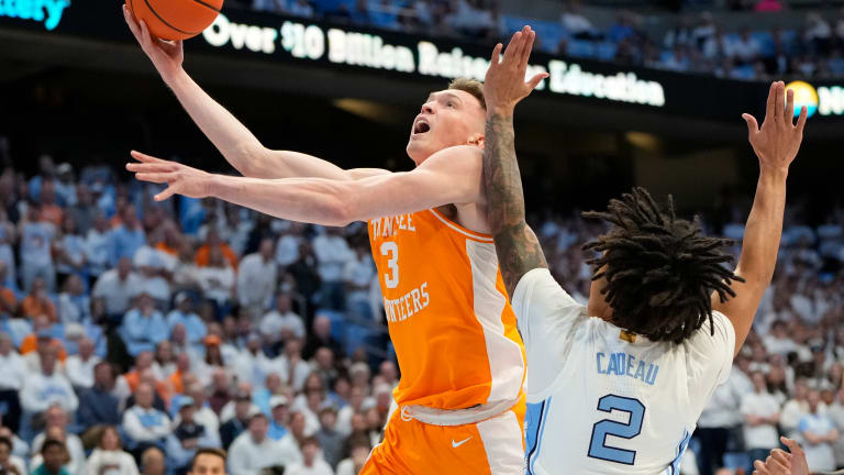 Tennessee's Dalton Knecht Ties Dean E. Smith Center Record In 100-92 ...