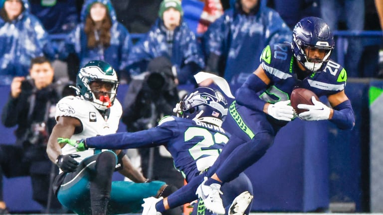 Seahawks' Julian Love Snags Game-winning INT Vs. Eagles