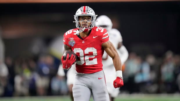 Ohio State's Playoff hero gets last-minute meeting with surprise first-round fit in 2025 NFL Draft
