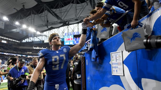 Aidan Hutchinson didn't grow up a Lions fan despite being from Detroit