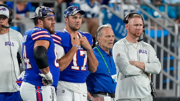Joe Brady is now facing competition from a familiar face for Bills' offensive coordinator job