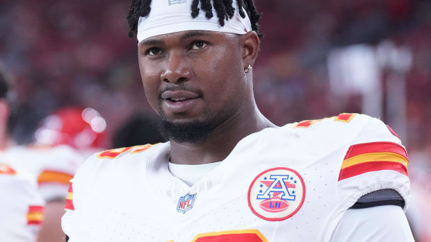 Chiefs QB Patrick Mahomes not getting involved in DL Chris Jones' holdout:  'I just talk about football, and how he's doing'