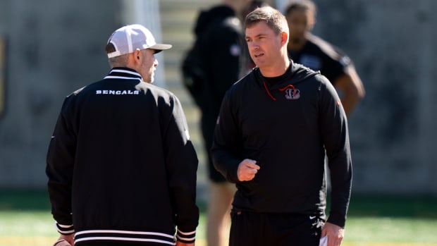 Bengals show where two position battles stand during first OTA practice and  one of them confirms a coach's bold statement