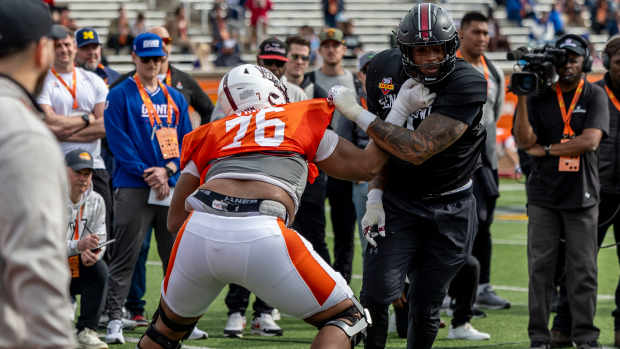 7-round Detroit Lions mock draft after Senior Bowl practice week, the board falls perfectly for Detroit to hit every need