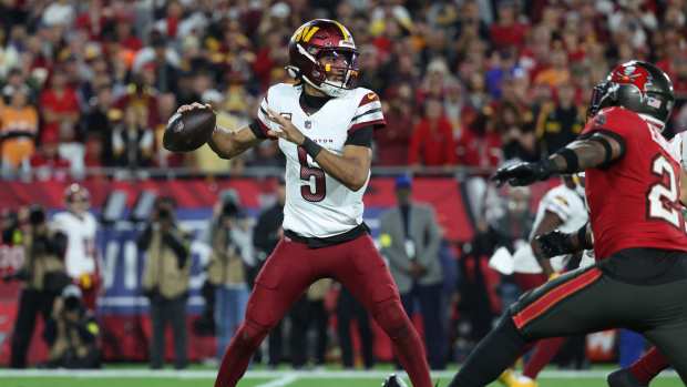New 2025 NFL Mock Draft has the Washington Commanders adding what might be  the final piece of the puzzle to help their offense become elite in the  near future