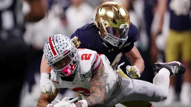 Notre Dame had insult added to injury right after Ohio State beat them in  the National Championship