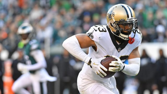 WATCH: Saints' Marshon Lattimore makes an interception. With his