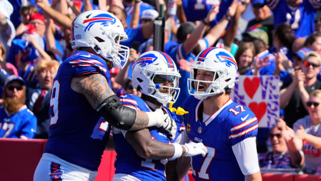 buffalo bills celebrating