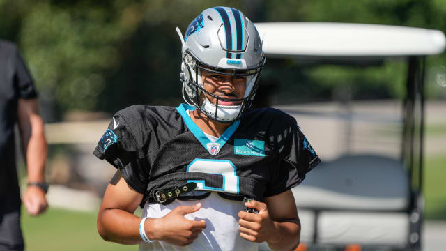 Panthers reveal QB depth chart ahead of Bryce Young's rookie season