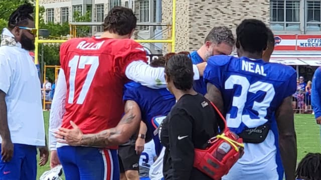 Josh Allen Limped Off Field During Buffalo Bills Training Camp