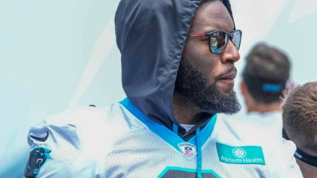 Brian Burns returns to Panthers practice in pads; status for