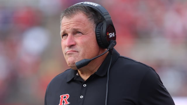 Where does Rutgers football head coach Greg Schiano rank in the