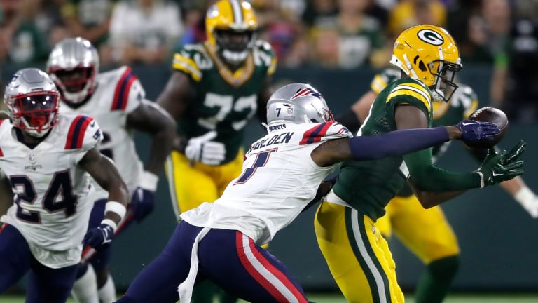 Patriots vs. Packers updates: Game ends early due to Bolden injury