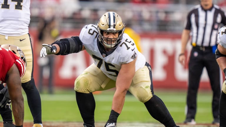 Saints' Andrus Peat suffers quad strain in first padded practice - A to Z  Sports