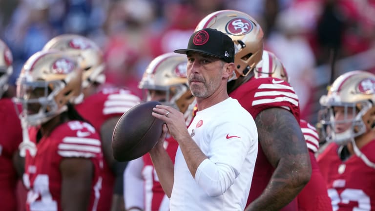 49ers head coach Kyle Shanahan addresses controversial calls in loss to  Browns - A to Z Sports