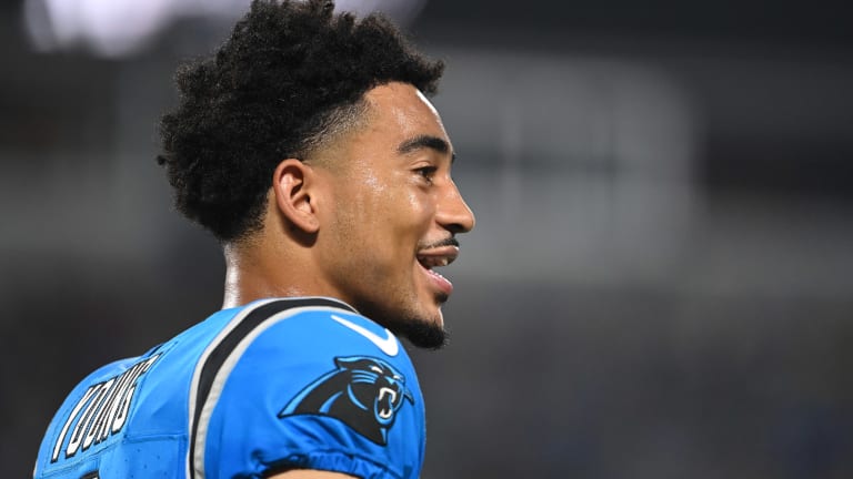 Can't-Miss Play: Carolina Panthers quarterback Bryce Young's first preseason  TD pass is 16-yard dart to wide receiver Adam Thielen