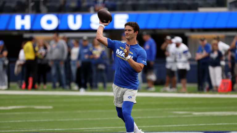 Social media continues to react to return of Stetson Bennett, Los Angeles Rams QB's status