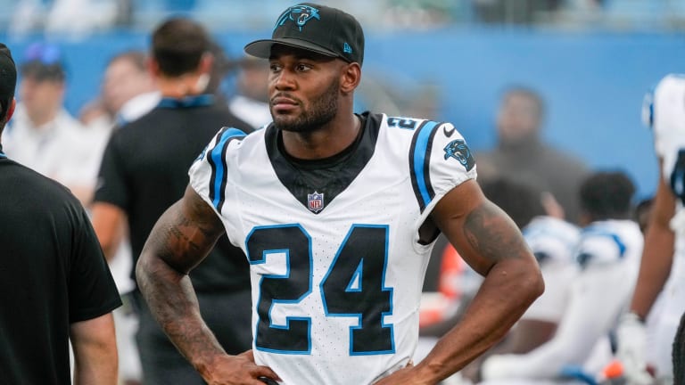 Panthers Vonn Bell breaks a two-year drought with interception
