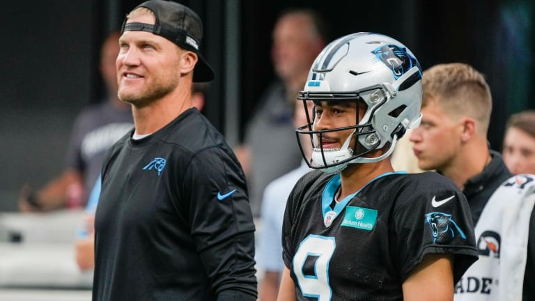 Carolina captures Bryce Young in black Panthers jersey