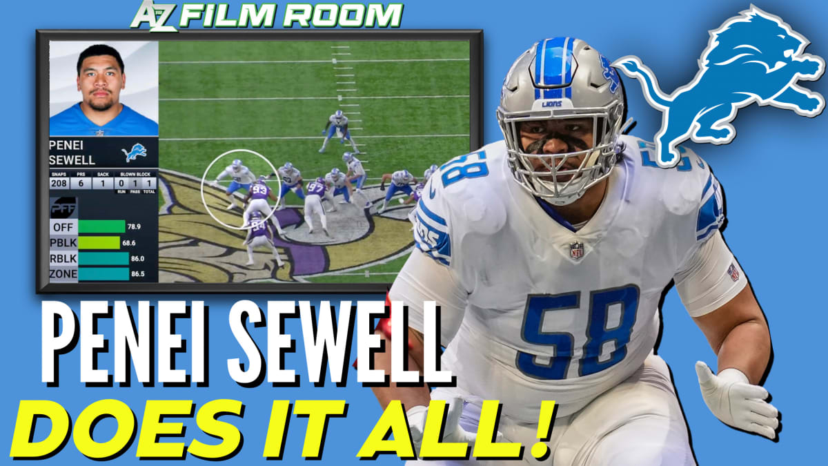 Lions' Penei Sewell Focused on Improving Consistency