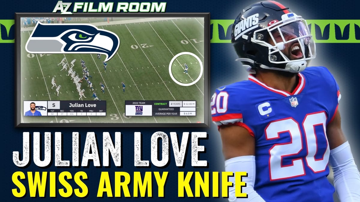 After playing four seasons with the Giants, Julian Love is