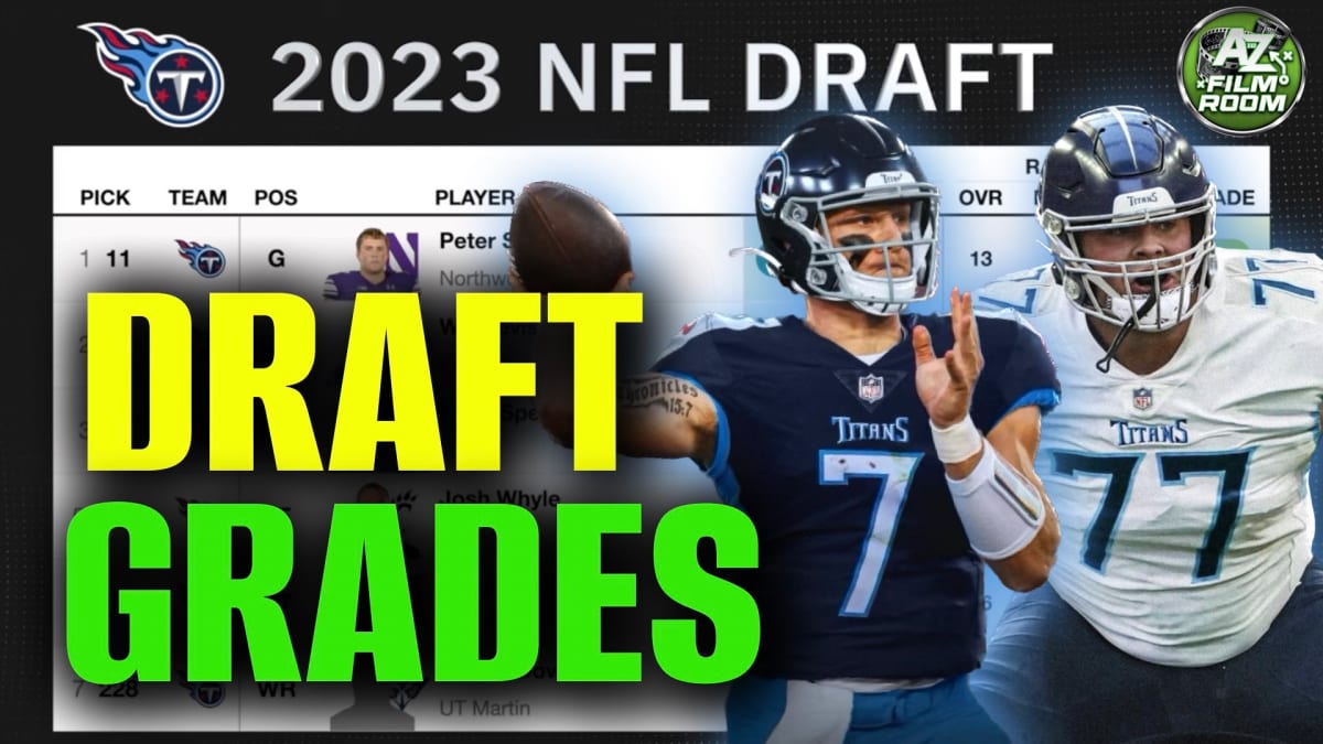 Tennessee Titans NFL Draft Grades 2023: Titans Improve OL With Peter  Skoronski, Trade Up for Will Levis in Round 2