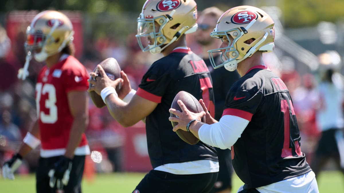 49ers: Trey Lance on going from starter to battling for second-string at  training camp