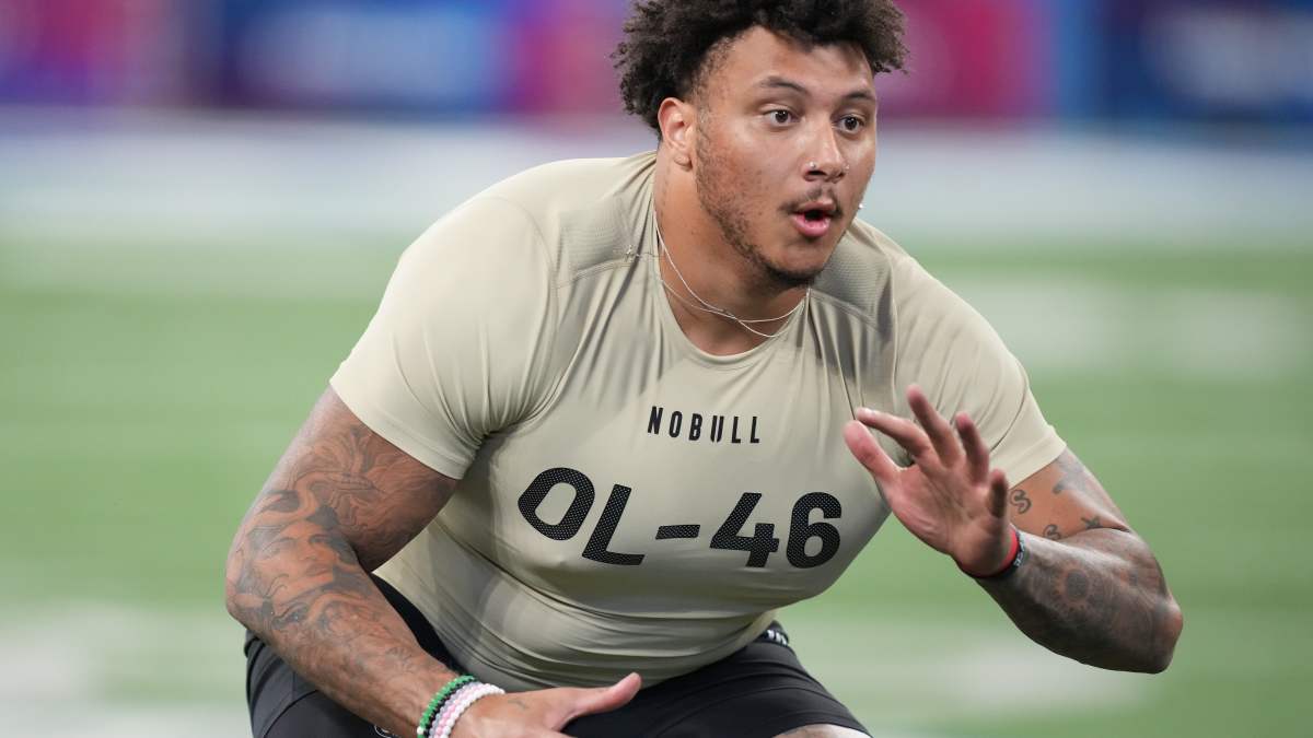 Las Vegas Raiders' answer to their offensive line problems is in the fourth  round of the 2024 NFL Draft