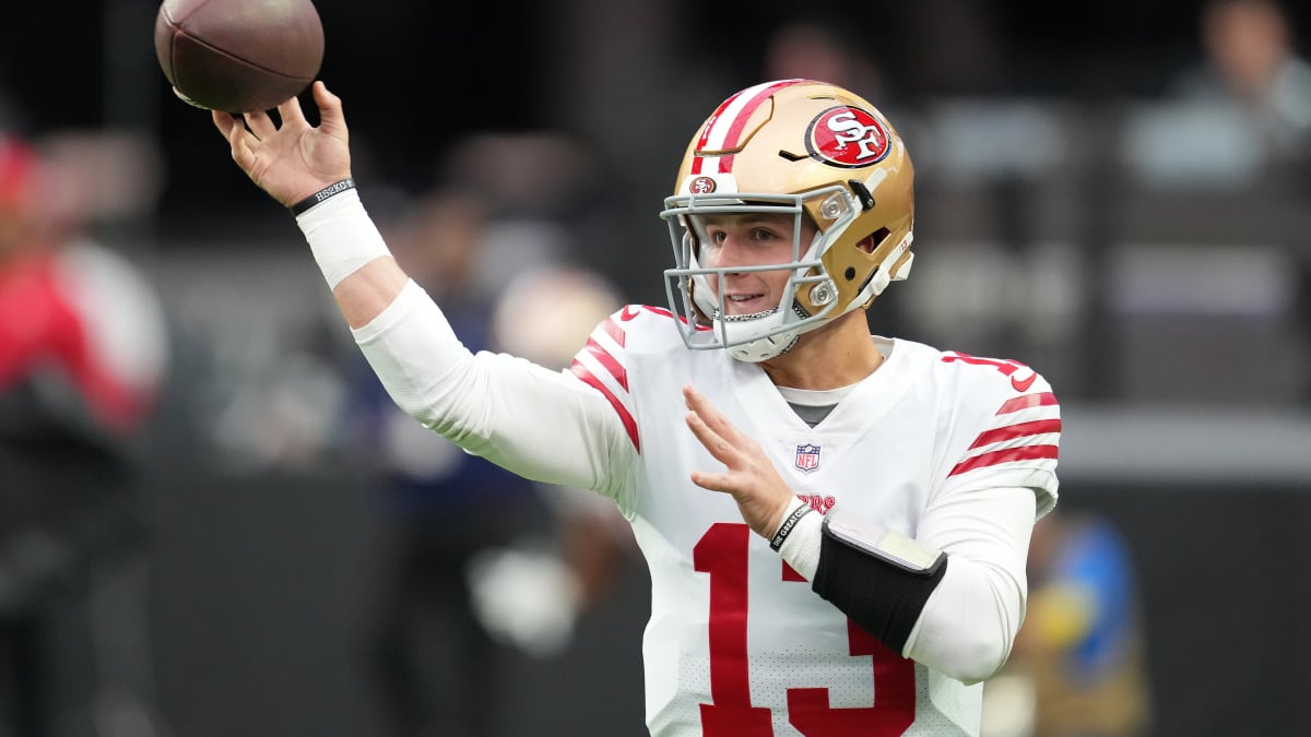 Kyle Shanahan is 'content' with QBs Brock Purdy and Trey Lance for 2023