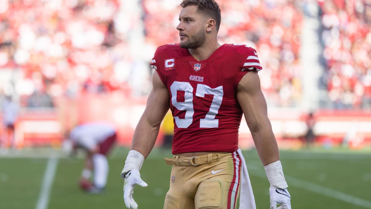 49ers unveil 53-man roster while Nick Bosa extends holdout