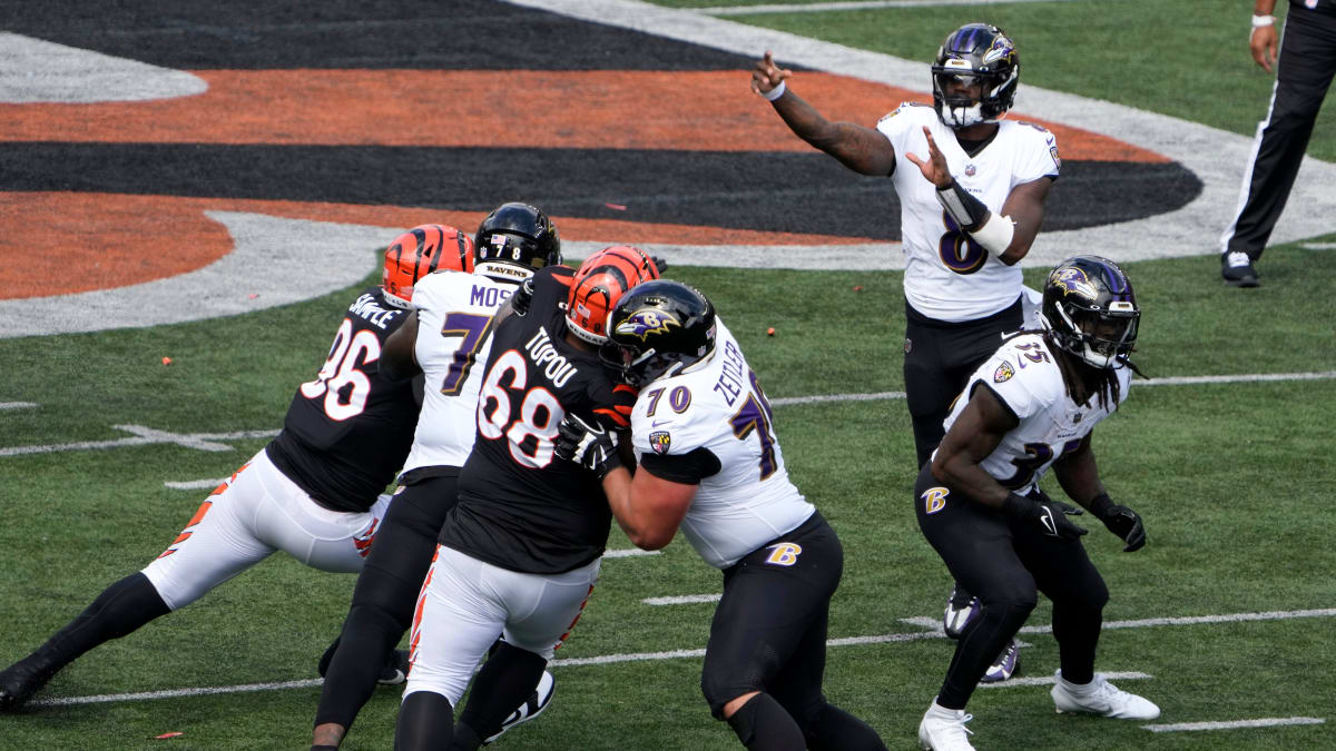 Incredible stat highlights dominance from Ravens' offensive line vs. Bengals  - A to Z Sports