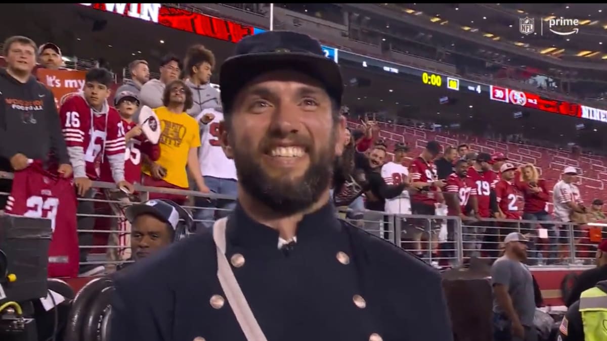 Andrew Luck makes his return to the NFL scene in the funniest way