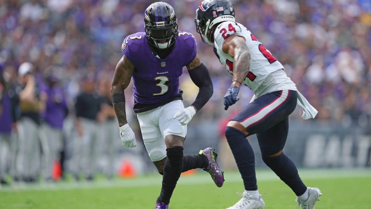 Baltimore Ravens wide receiver Odell Beckham Jr. (3) in action