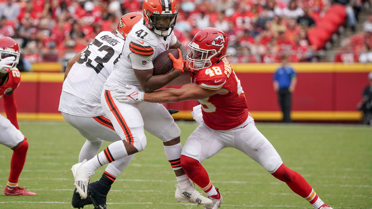 Former Army LB Cole Christiansen (#48) on Special Teams for the KC