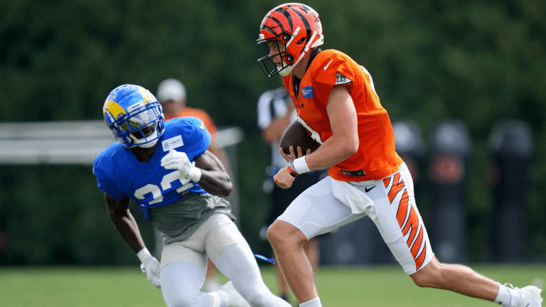 Bengals, LA Rams fight at joint practice in Cincinnati