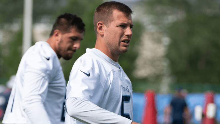 Kern thinks rookie Ryan Stonehouse could take his job, Titans