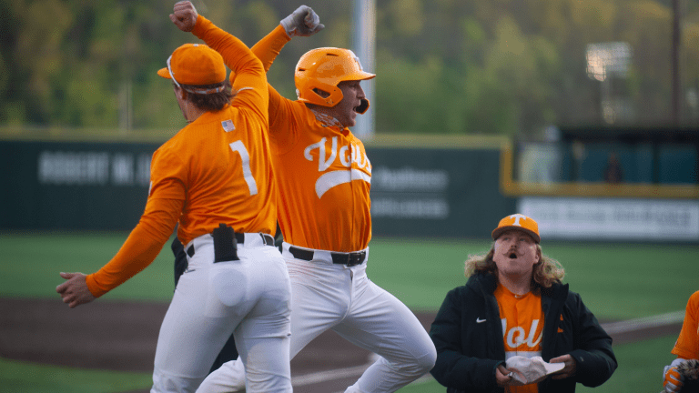 Evan Russell: Tennessee baseball catcher in photos