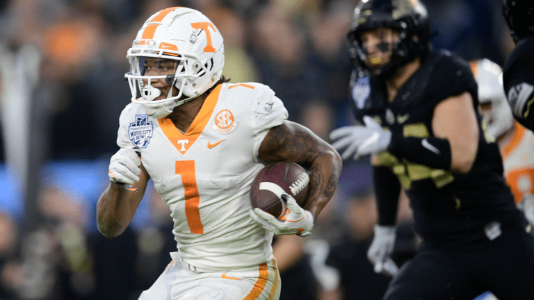 Former Vols standout Velus Jones Jr is the best draft eligible WR