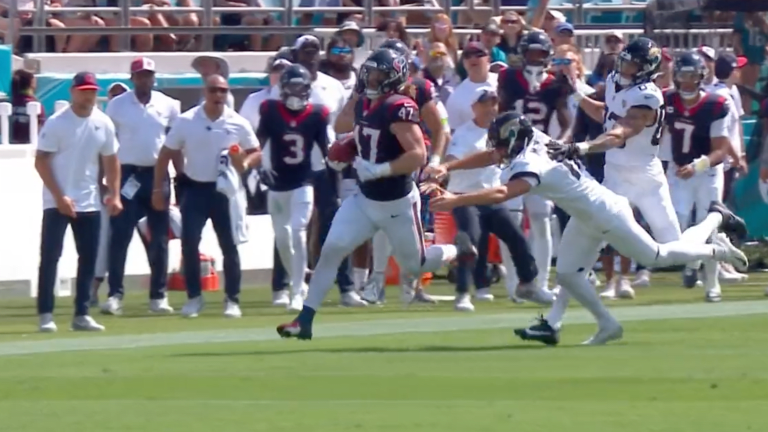 Houston Texans FULLBACK (!!) Andrew Beck Returns Kick Off For Touchdown In  Upset Win Over Jaguars