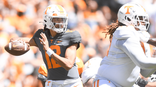 Look: Tennessee Vols QB Nico Iamaleava Shows Off A Different Look